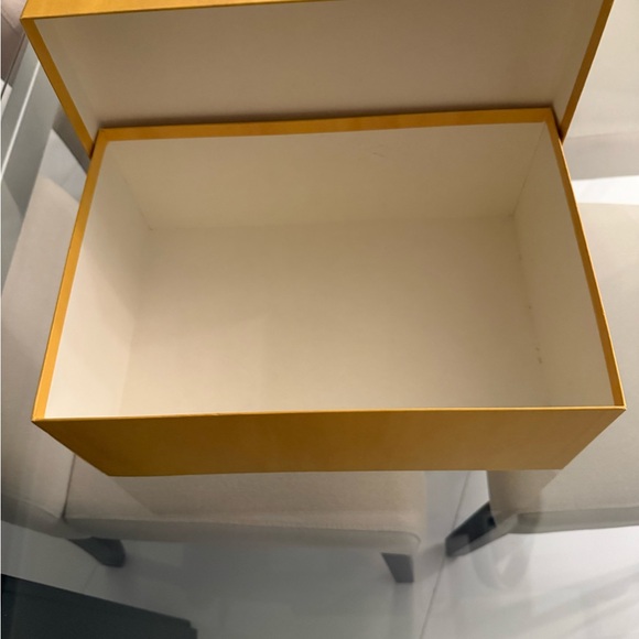 Fendi Bright Yellow Storage Box - Picture 2 of 5